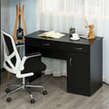 HOMCOM Computer Desk with Drawers & Locker for Home Office & Study