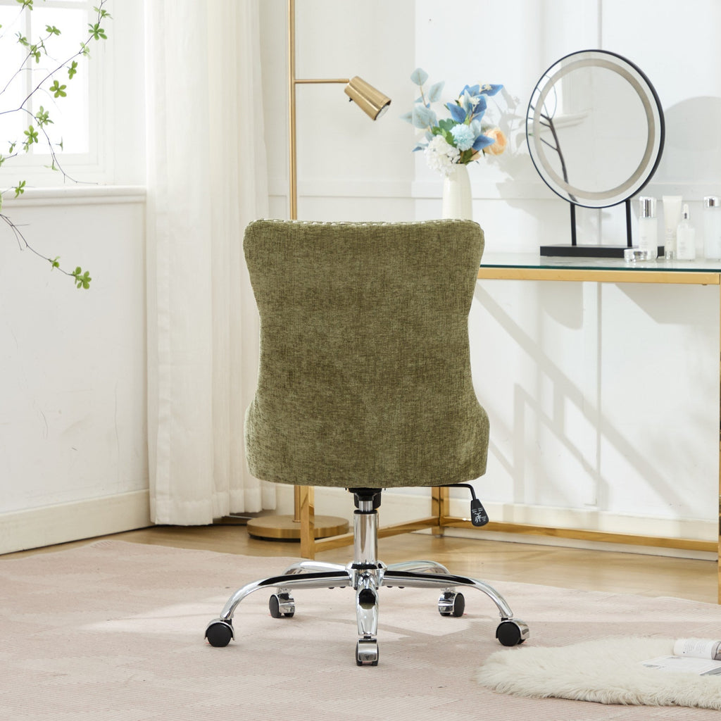 Furniture Office Chair - Modern Chenille Upholstered Tufted Home