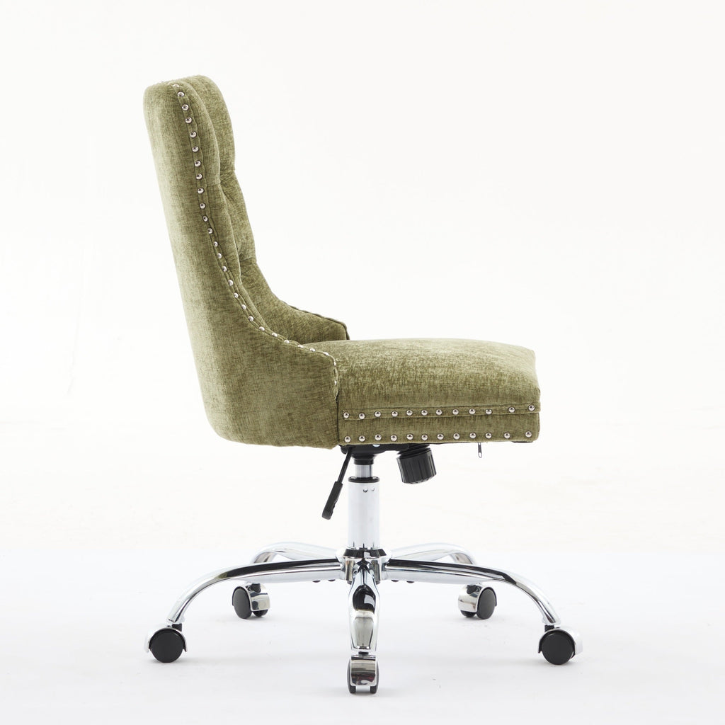 Furniture Office Chair - Modern Chenille Upholstered Tufted Home