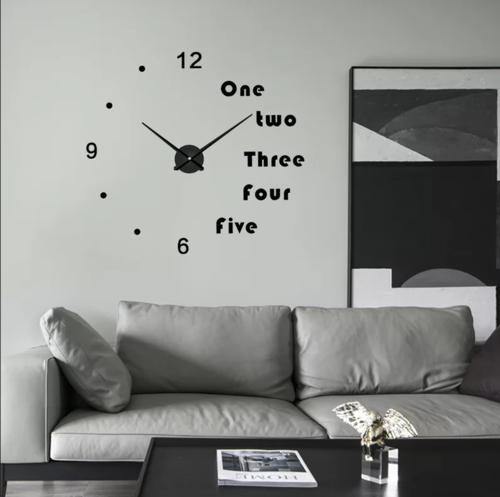 3D Clock For Home/Office Decoration - 47INCHES/120CM
