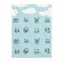It's Raining Cats and Dogs Plush Blanket