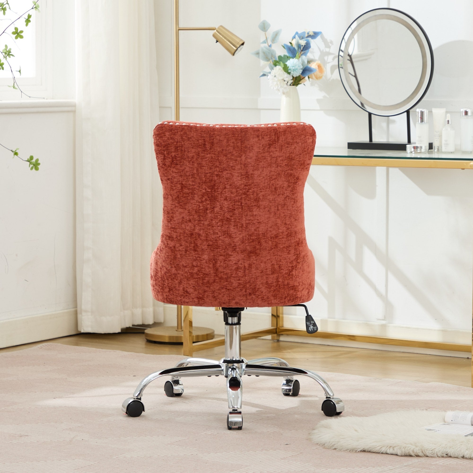 Furniture Office Chair - Modern Chenille Upholstered Tufted Home