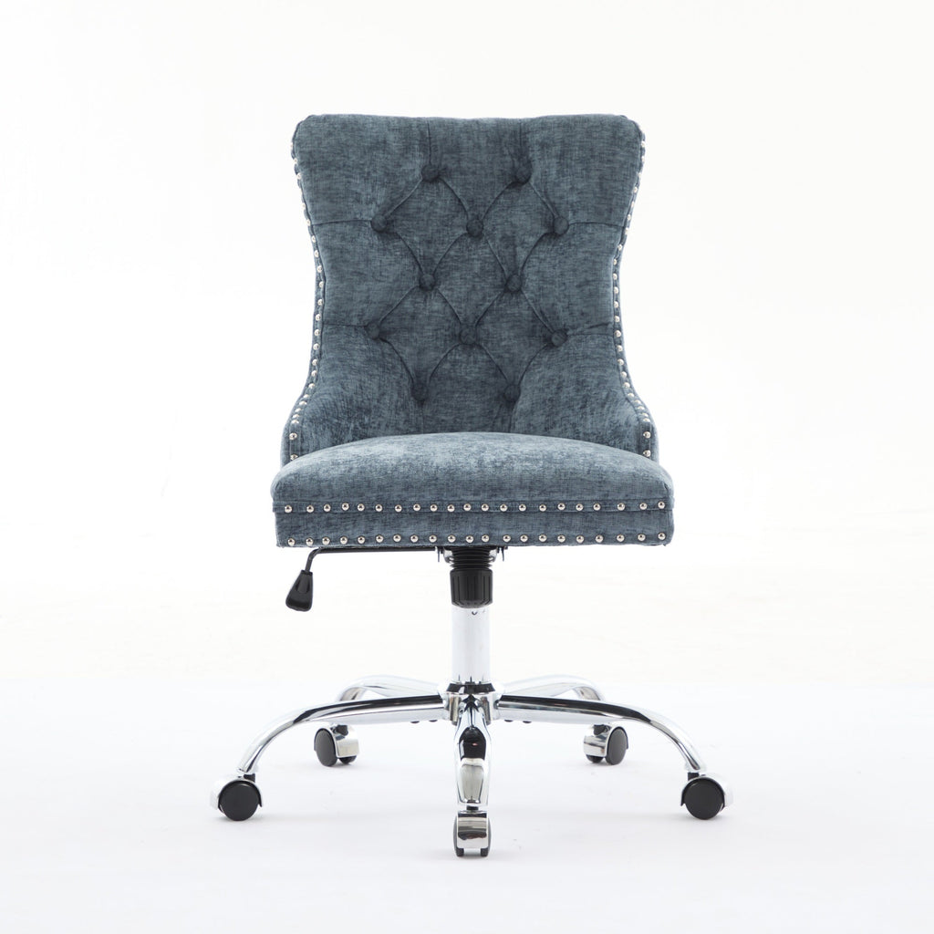 Furniture Office Chair - Modern Chenille Upholstered Tufted Home
