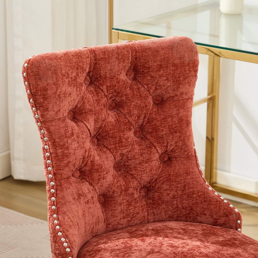 Furniture Office Chair - Modern Chenille Upholstered Tufted Home