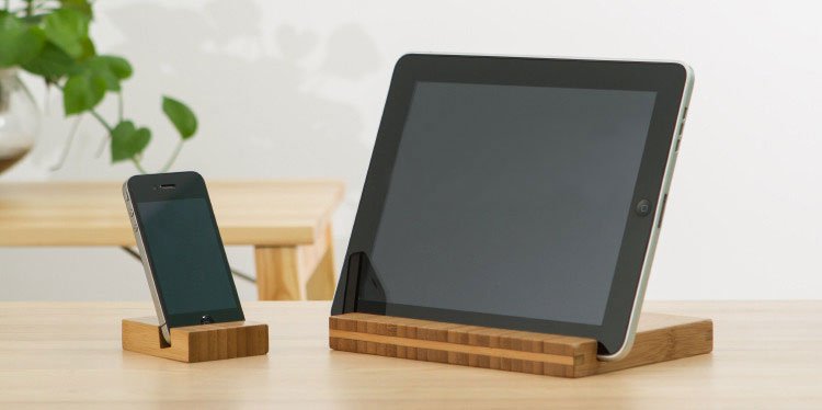 Bamboo Tablet Stand