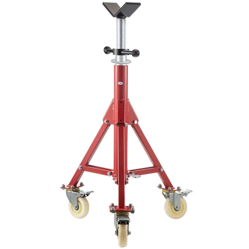 Pipe Stand, Pipe Jack Stand, V Head Pipe Stand Adjustable Height 28-52