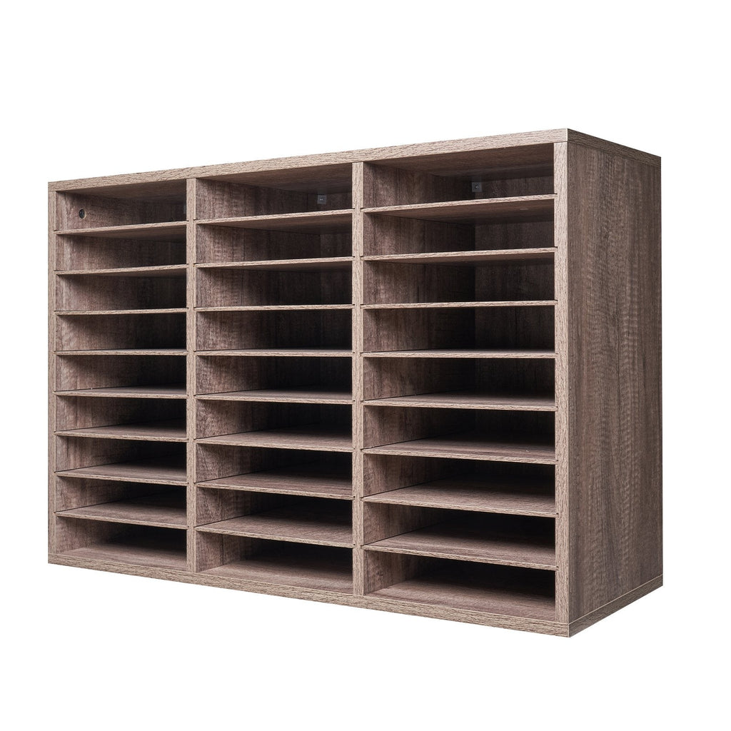 Literature Organizer, 27 Compartments Office Mailbox With Removable