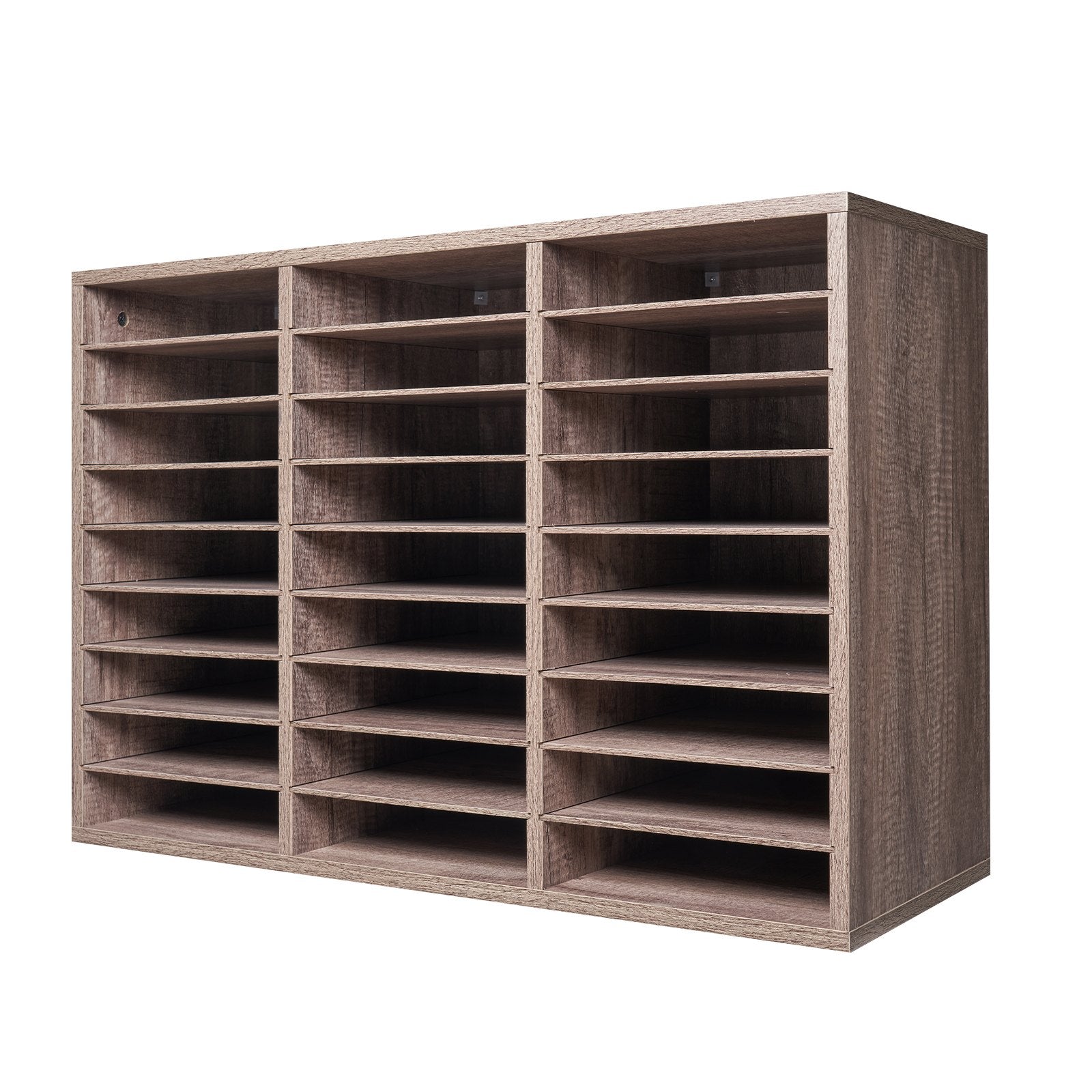 Literature Organizer, 27 Compartments Office Mailbox With Removable