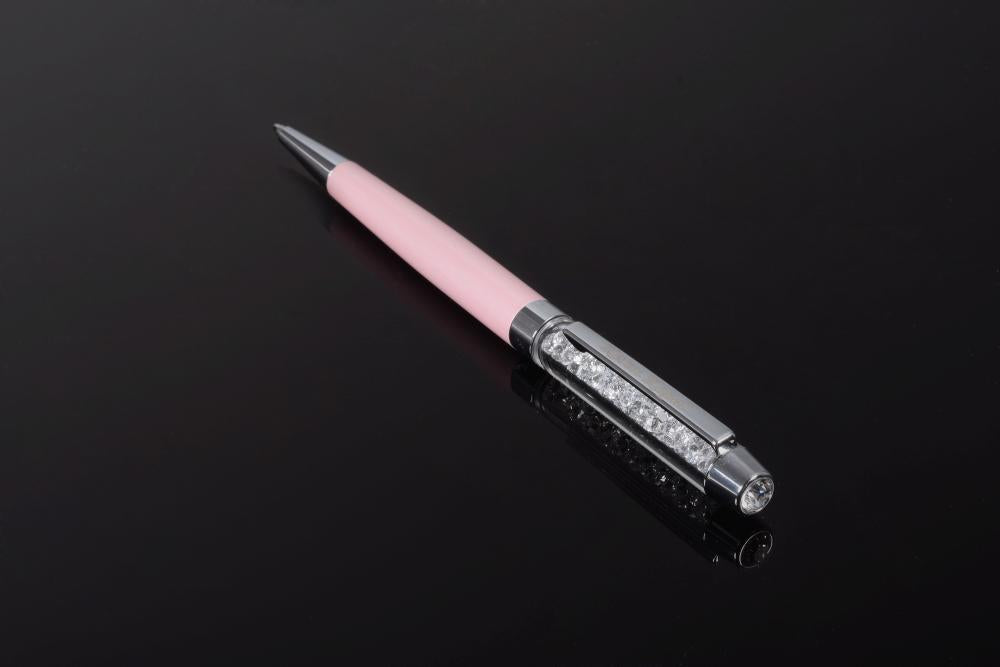 Pink Pen with Swarovski Crystals