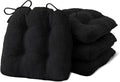 Chair Cushions 4 Pack Memory Foam With Non Slip Backing 15.5x15.5x4