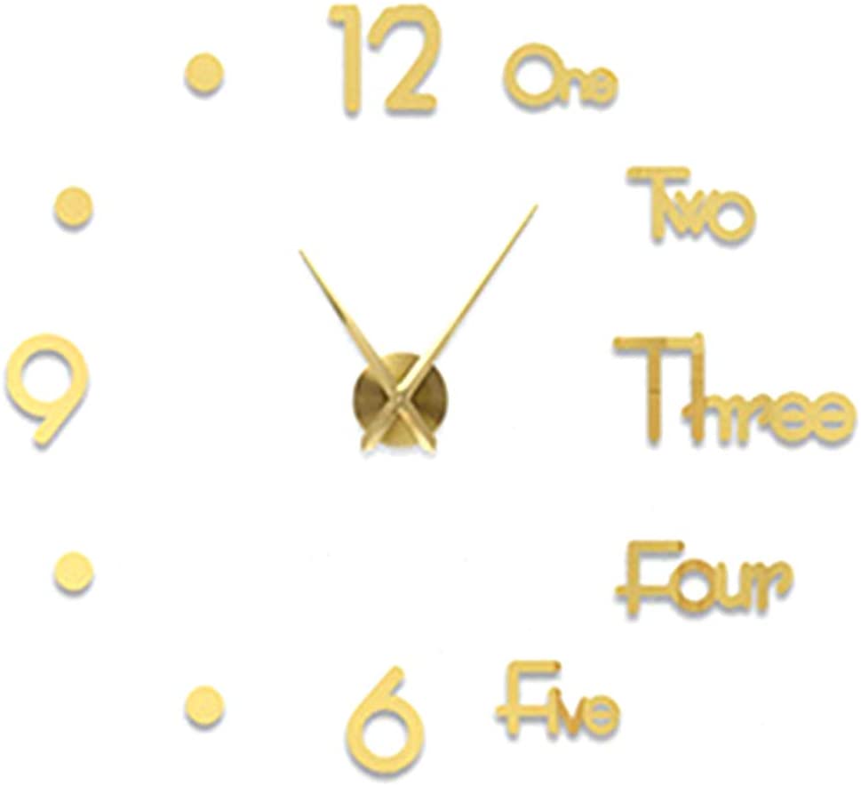 3D Clock For Home/Office Decoration - 47INCHES/120CM