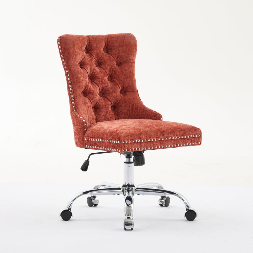 Furniture Office Chair - Modern Chenille Upholstered Tufted Home