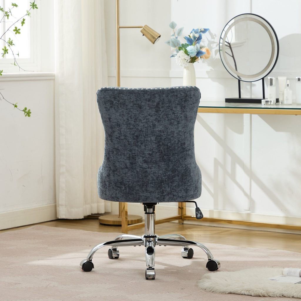 Furniture Office Chair - Modern Chenille Upholstered Tufted Home
