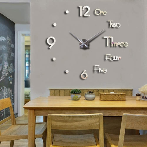 3D Clock For Home/Office Decoration - 47INCHES/120CM