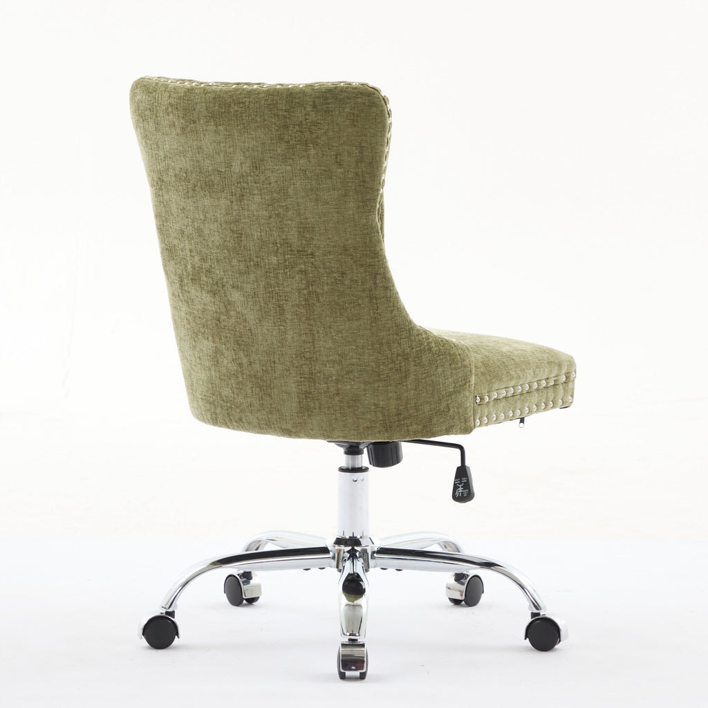 Furniture Office Chair - Modern Chenille Upholstered Tufted Home
