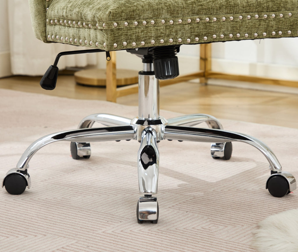 Furniture Office Chair - Modern Chenille Upholstered Tufted Home