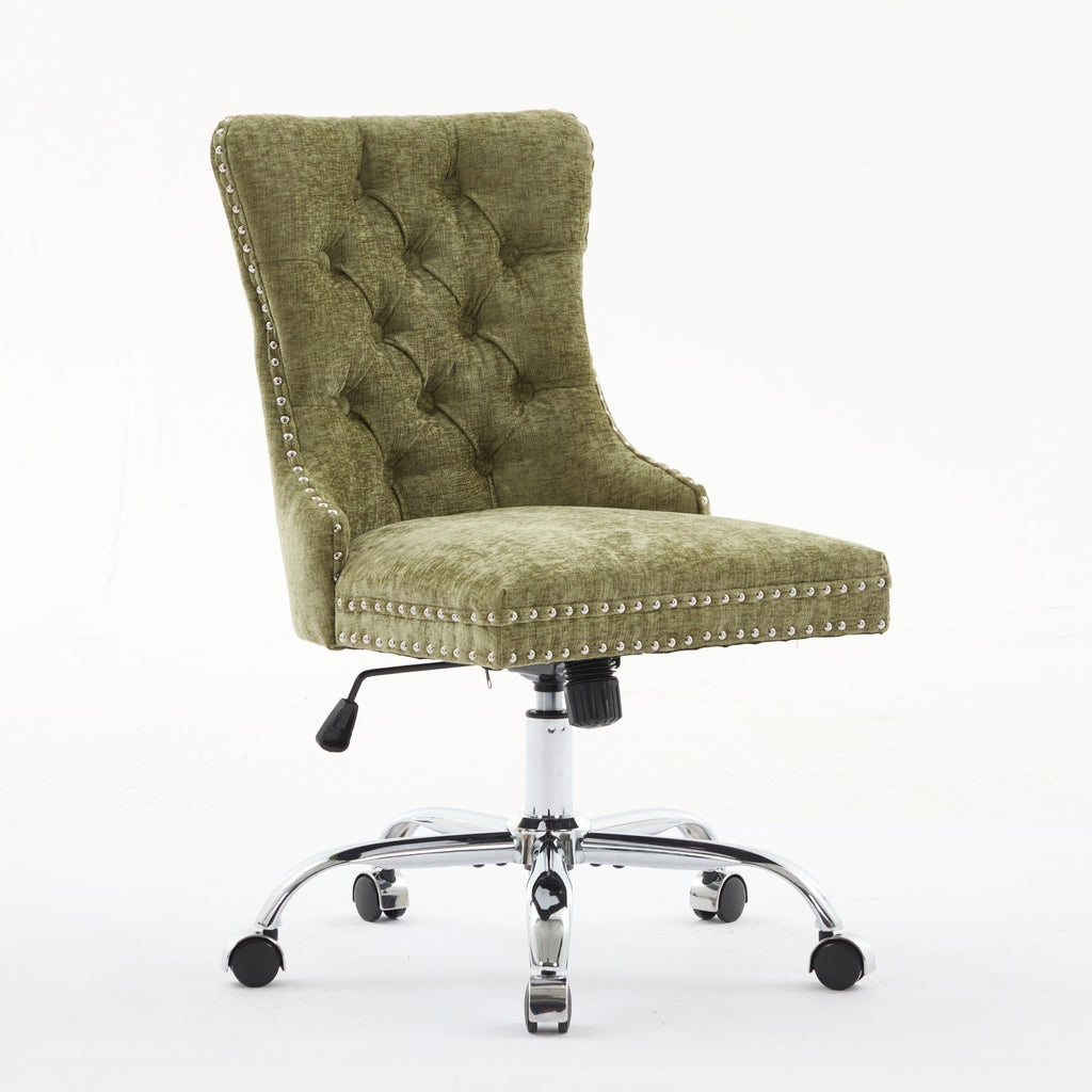 Furniture Office Chair - Modern Chenille Upholstered Tufted Home