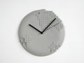 Pixel Wall Clock - Cool Grey