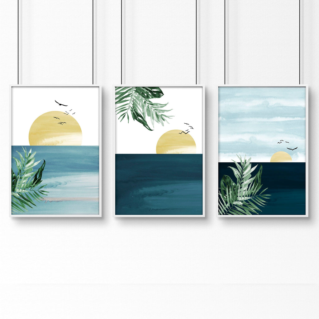Wall decoration for office | set of 3 Eclectic wall art