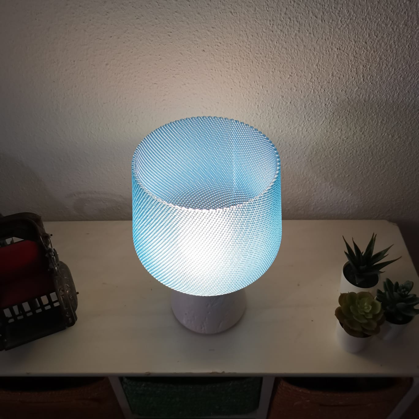 Summer Glow Table Lamp Bleu