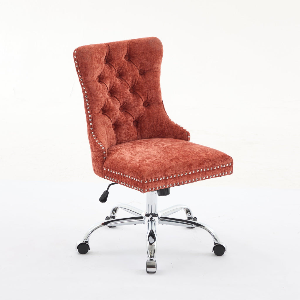 Furniture Office Chair - Modern Chenille Upholstered Tufted Home
