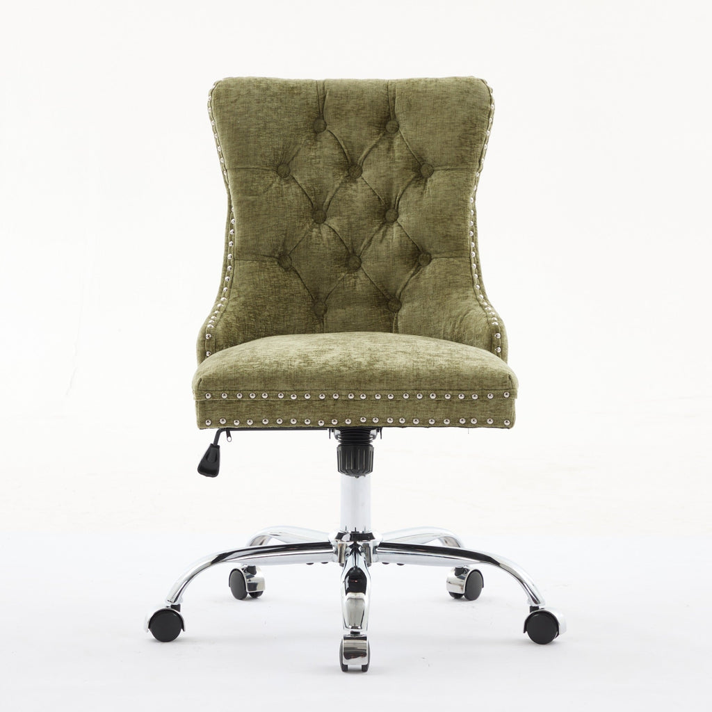 Furniture Office Chair - Modern Chenille Upholstered Tufted Home