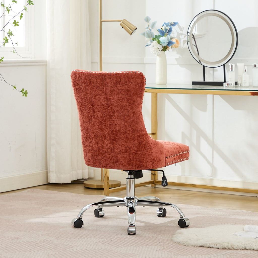 Furniture Office Chair - Modern Chenille Upholstered Tufted Home