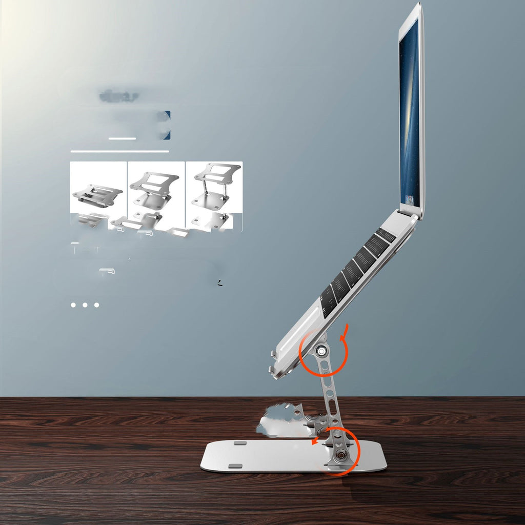 Computer Stand Laptop Aluminum Alloy Desktop Folding Portable Storage