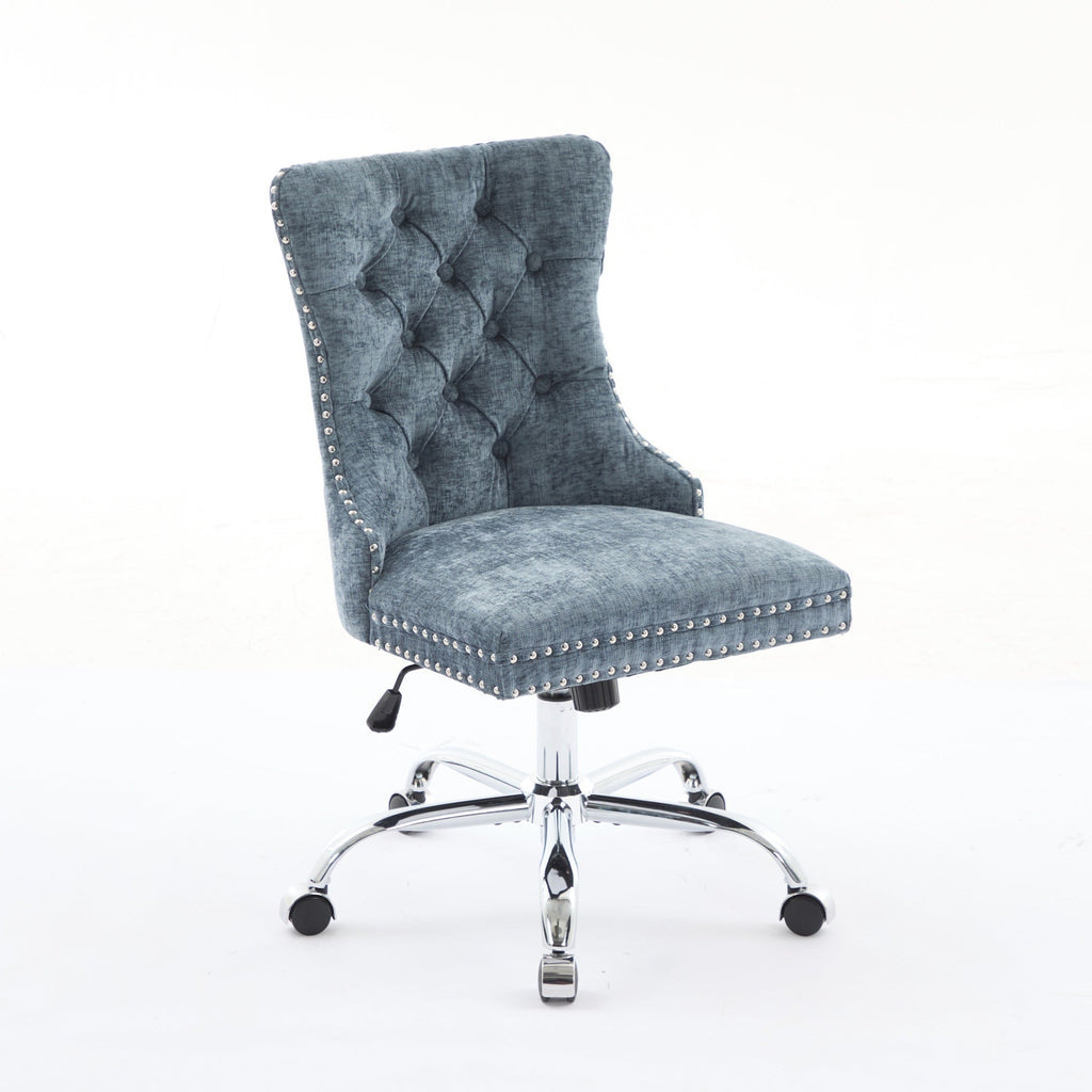 Furniture Office Chair - Modern Chenille Upholstered Tufted Home