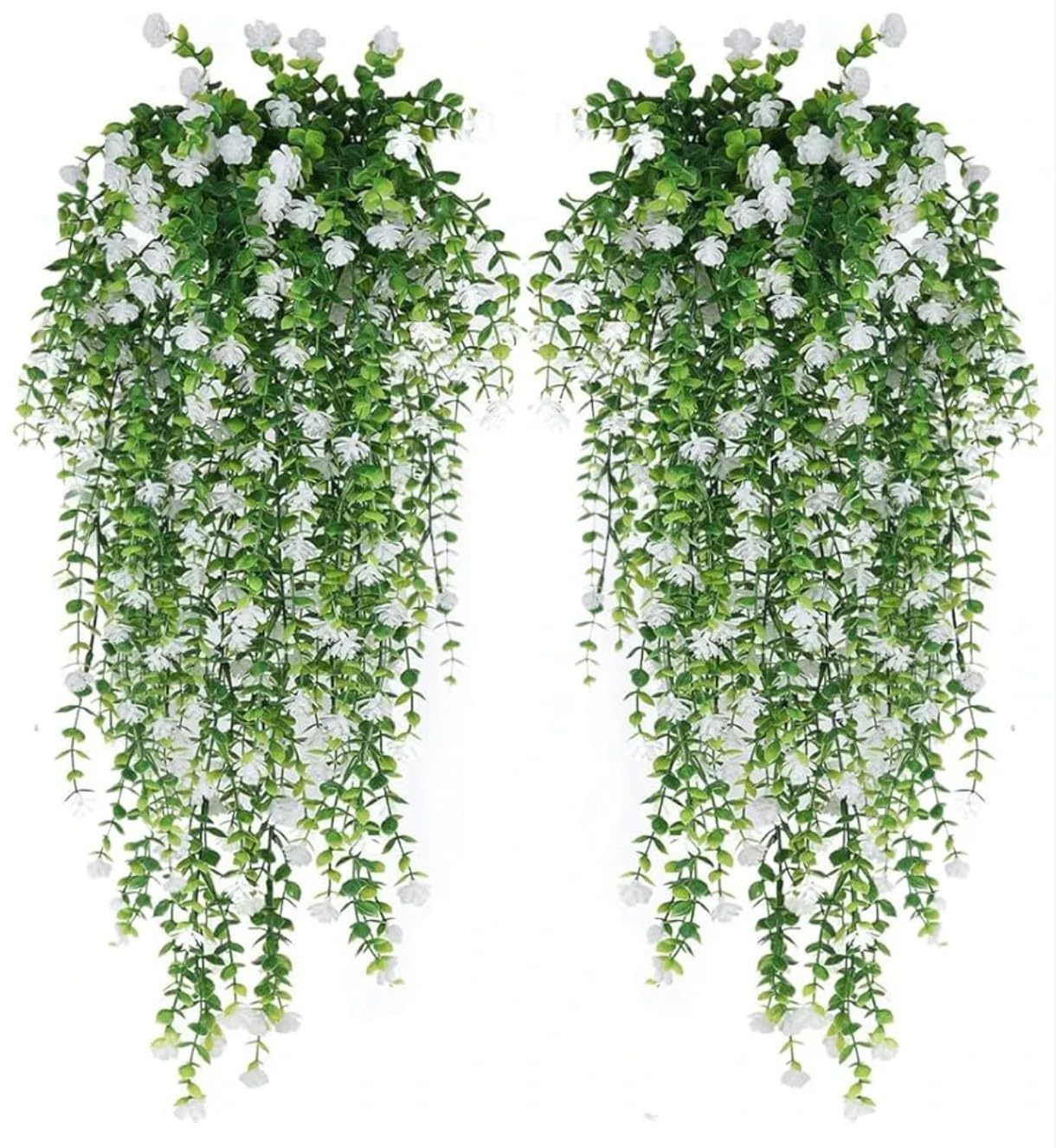 Hanging Ivy Plants Artificial Set of 2