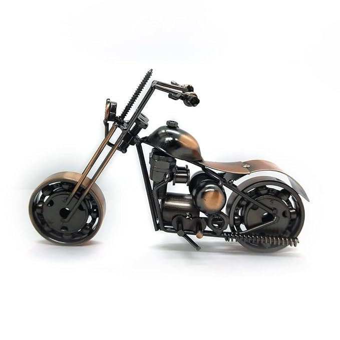 Antique Metal Decorative Bullet Bike Showpiece Office Home Decoration