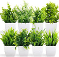 Mini Eucalyptus Artificial Plants Set of 8