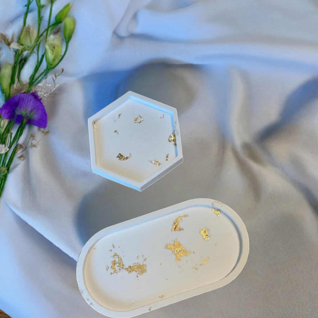 Jesmonite Tray | Handmade Minimalist Décor