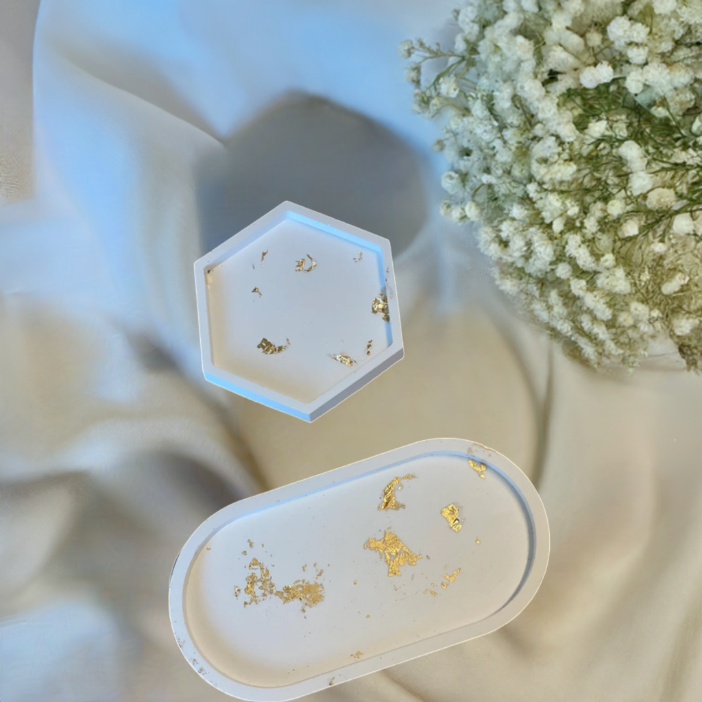 Jesmonite Tray | Handmade Minimalist Décor